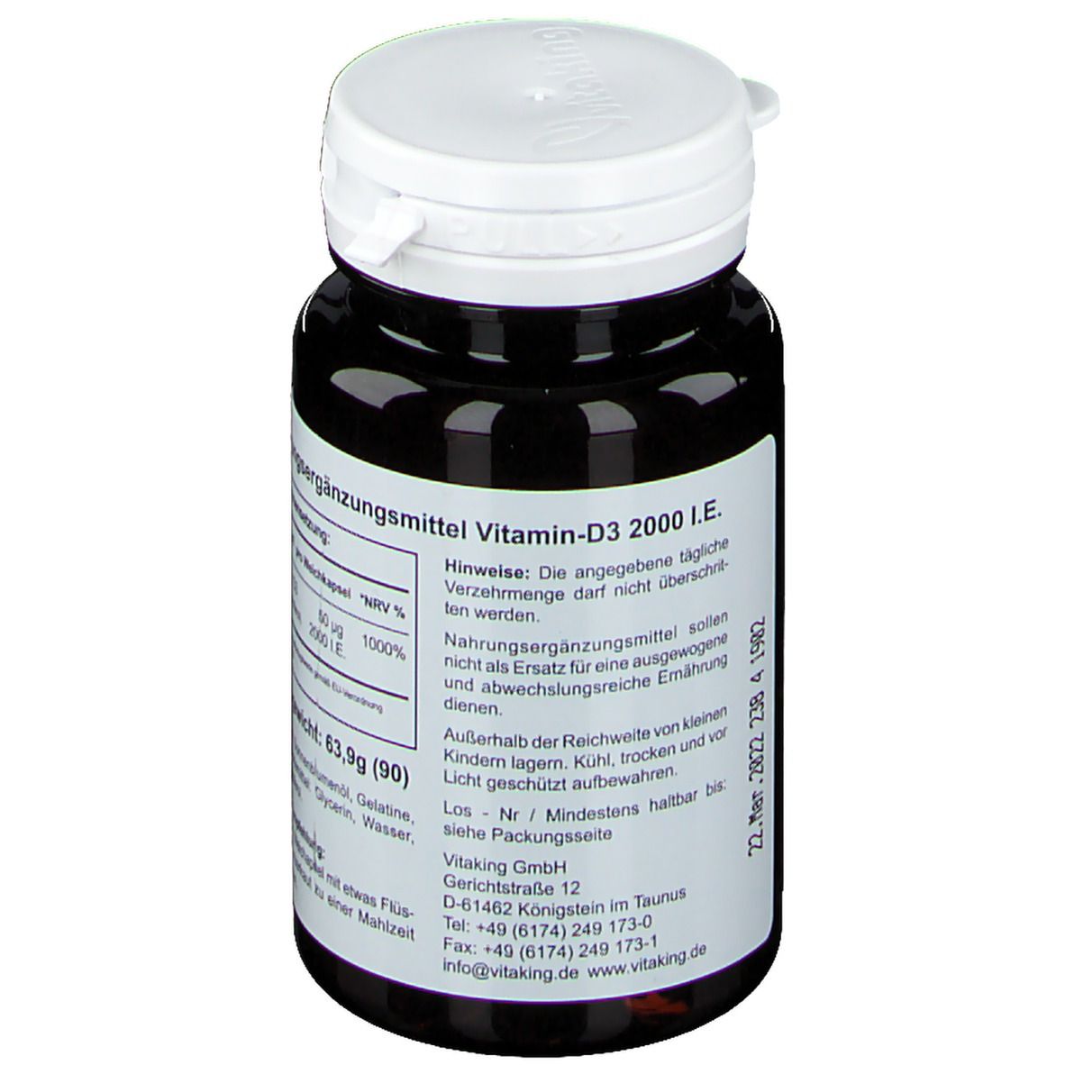 vitaking Vitamine D3 2000 I.E.