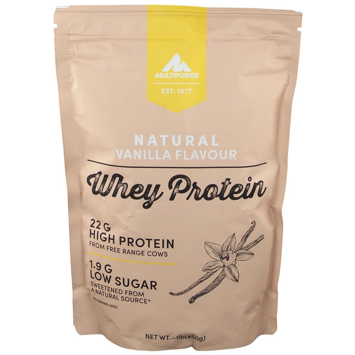 Multipower Natural Whey Protein Vanille