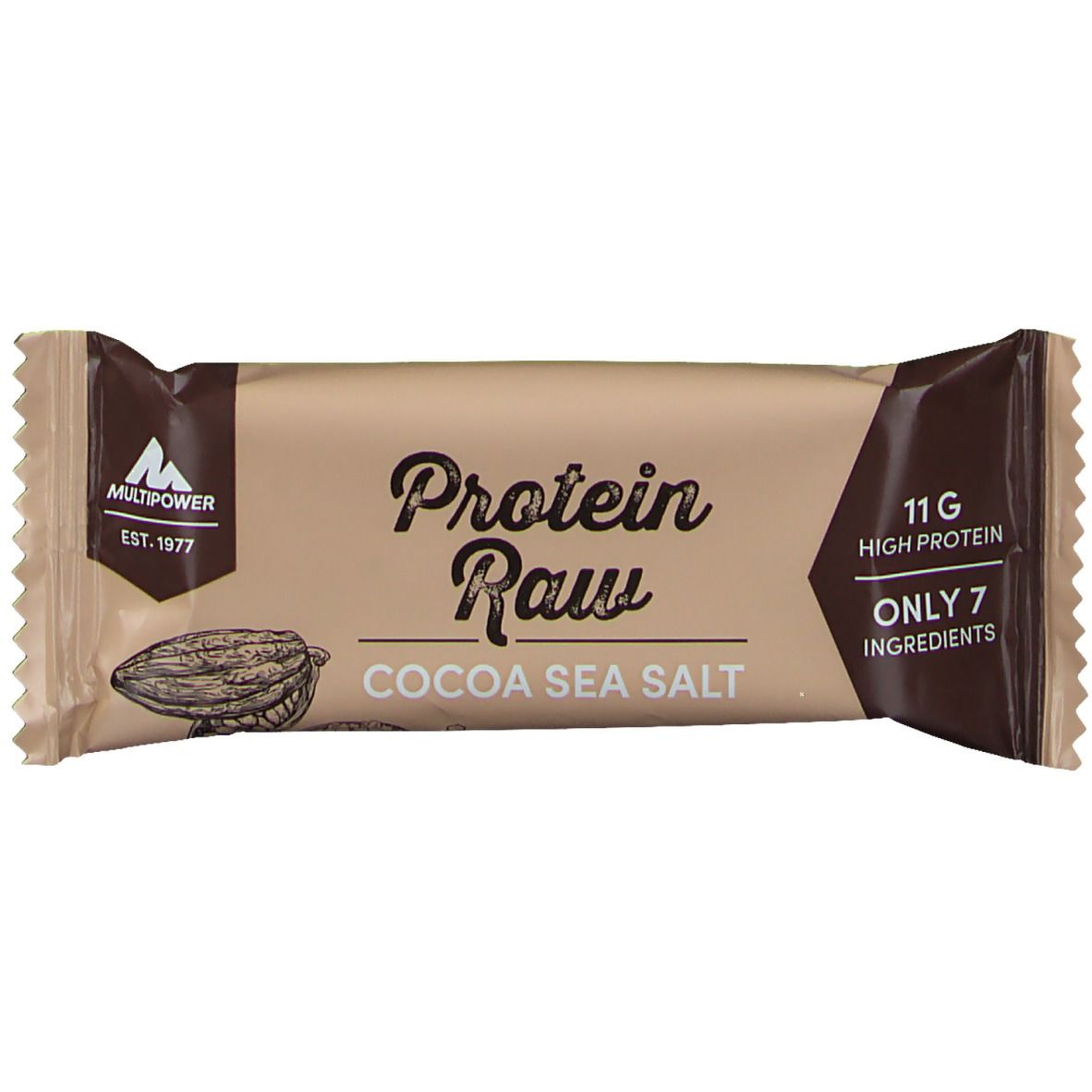 Multipower Protein Raw, Cocoa Sea Salt