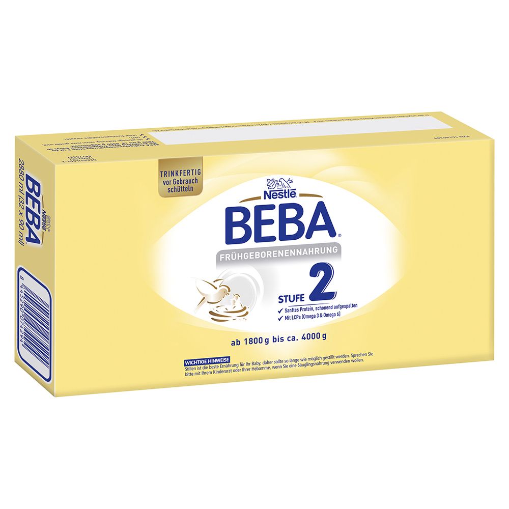 Nestlé Beba® Frühgeborenennahrung Stufe 2, trinkfertig