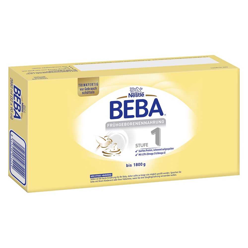Nestlé BEBA® Frühgeborenennahrung Stufe 1, trinkfertig