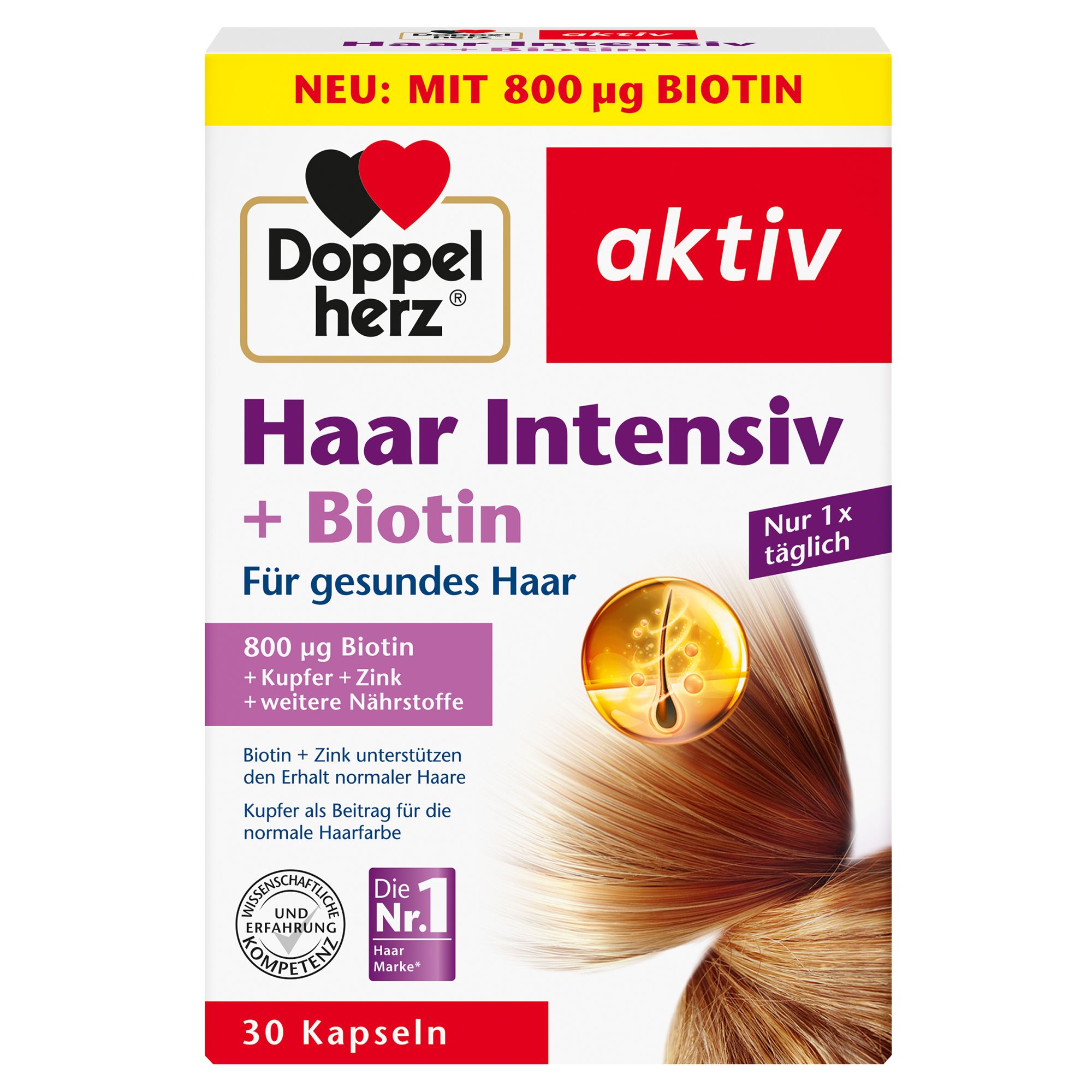 Doppelherz® aktiv Haar Intensiv + Biotin