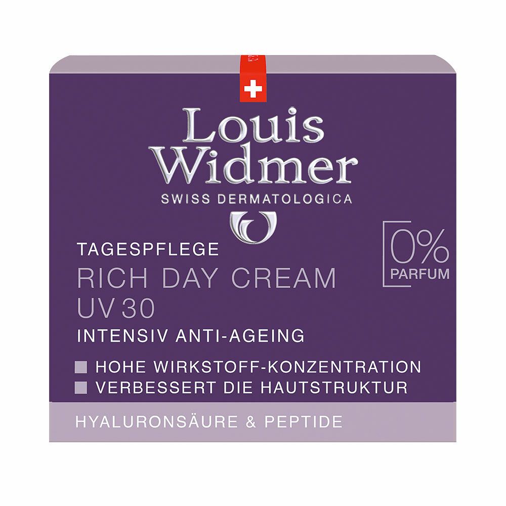 Louis Widmer RICH DAY CREAM UV 30 unparfümiert