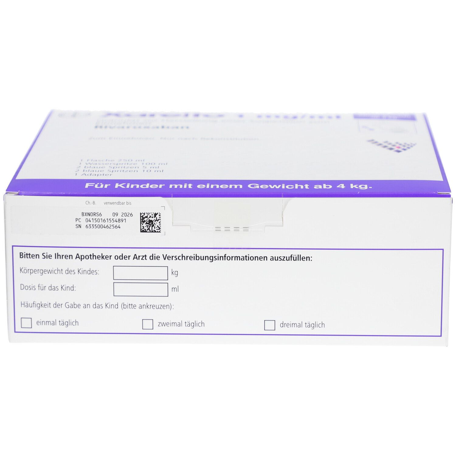 XARELTO 1 mg/ml Gran.z.Susp.-Herstell. ab 4 kg