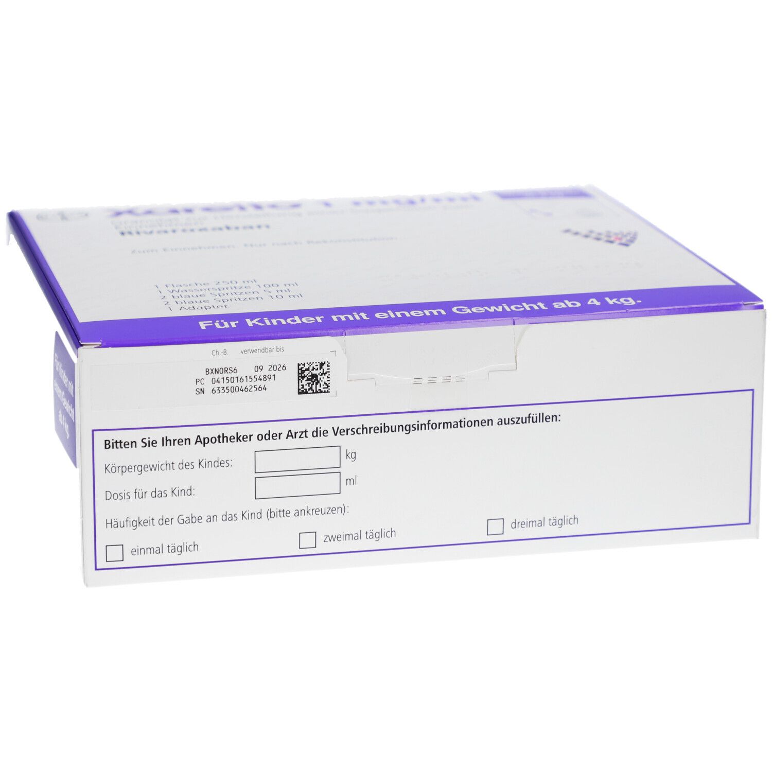 XARELTO 1 mg/ml Gran.z.Susp.-Herstell. ab 4 kg