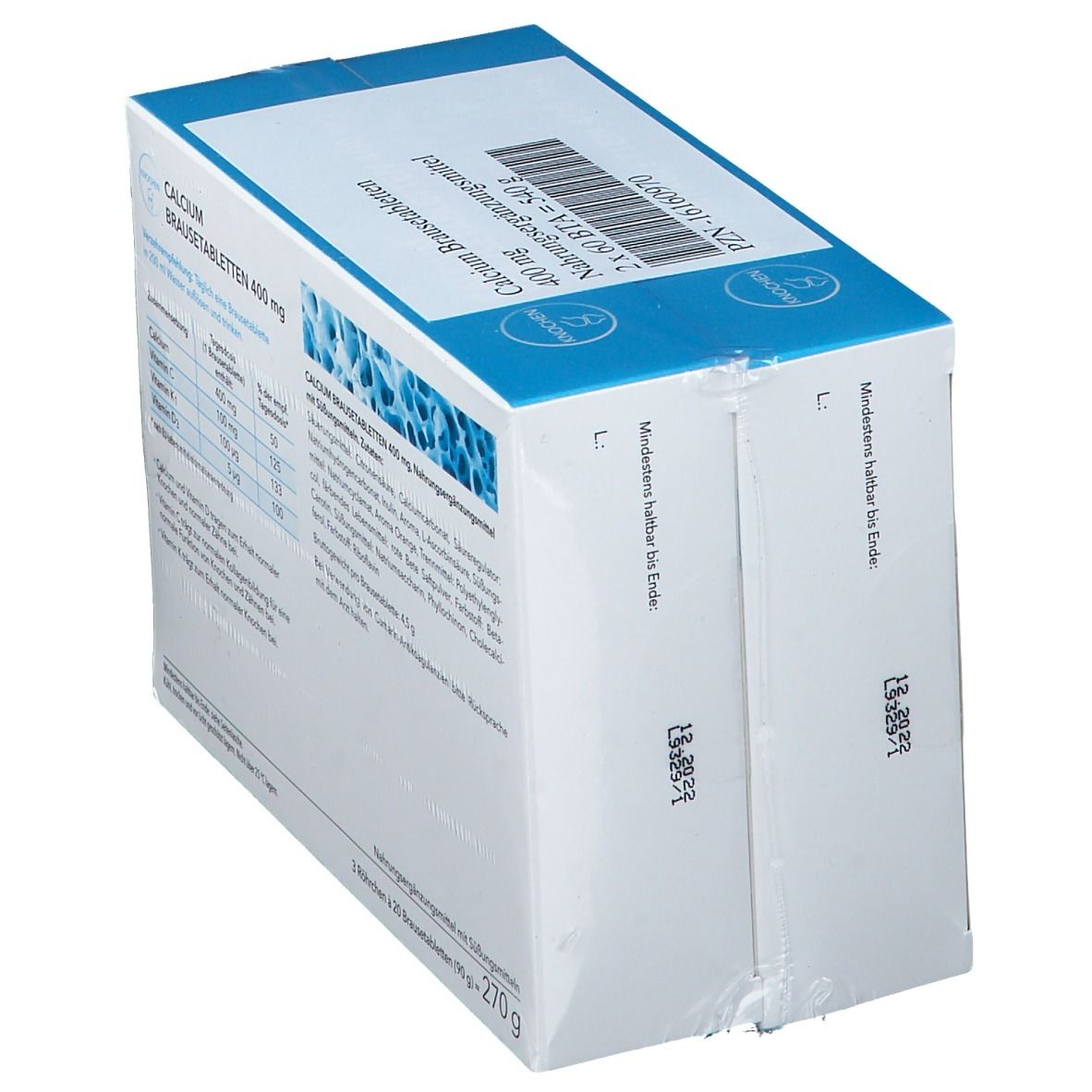 MEDICOM® Calcium Brausetabletten 400 mg 2x60 St - shop-apotheke.at