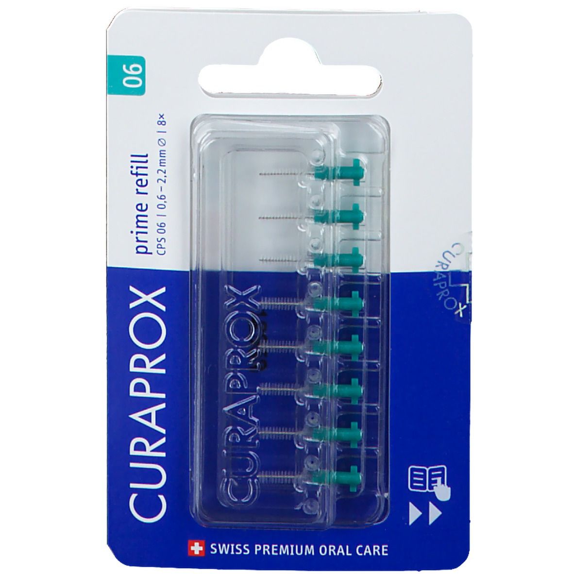 Curaprox® Interdentalbürsten CPS 06 prime 0,6 - 2,2 mm