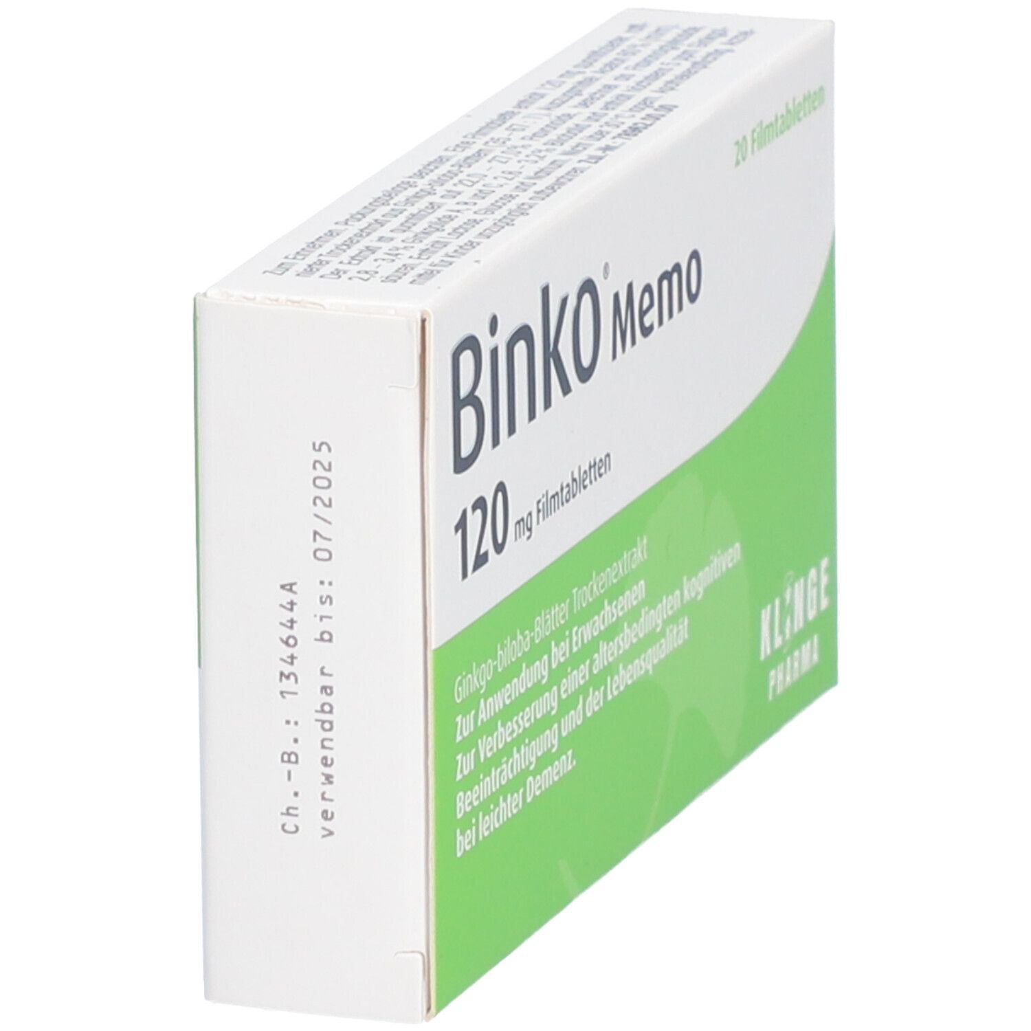 Binko Memo 120 mg Filmtabletten 20 St