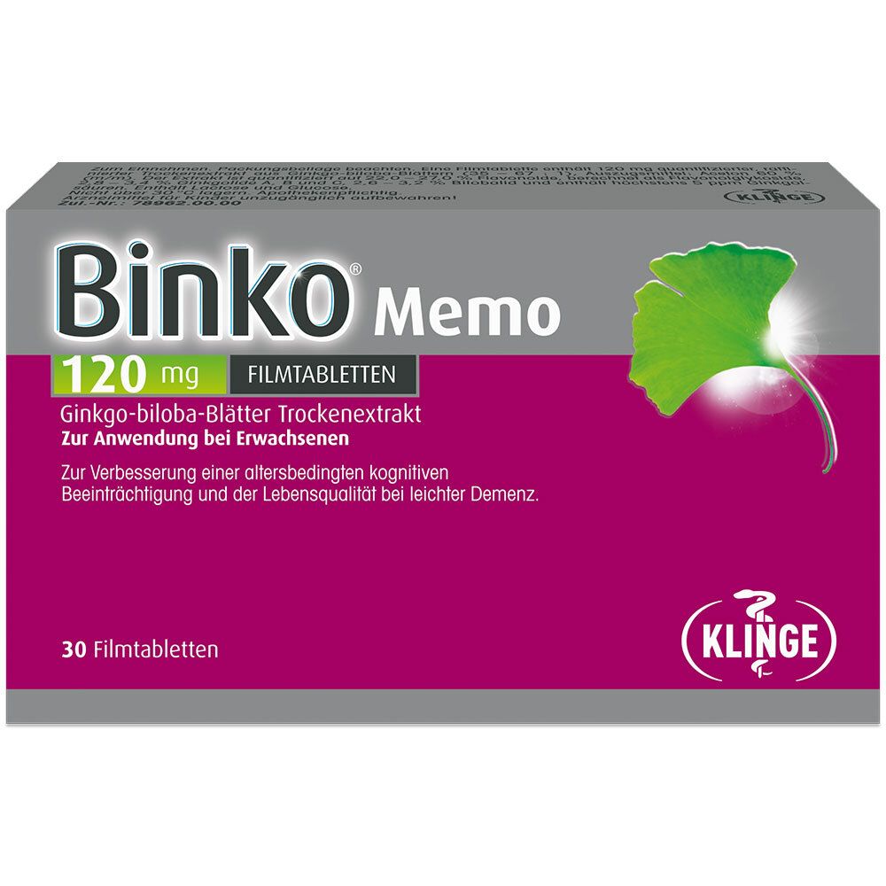 Binko Memo 120 mg Filmtabletten 30 St