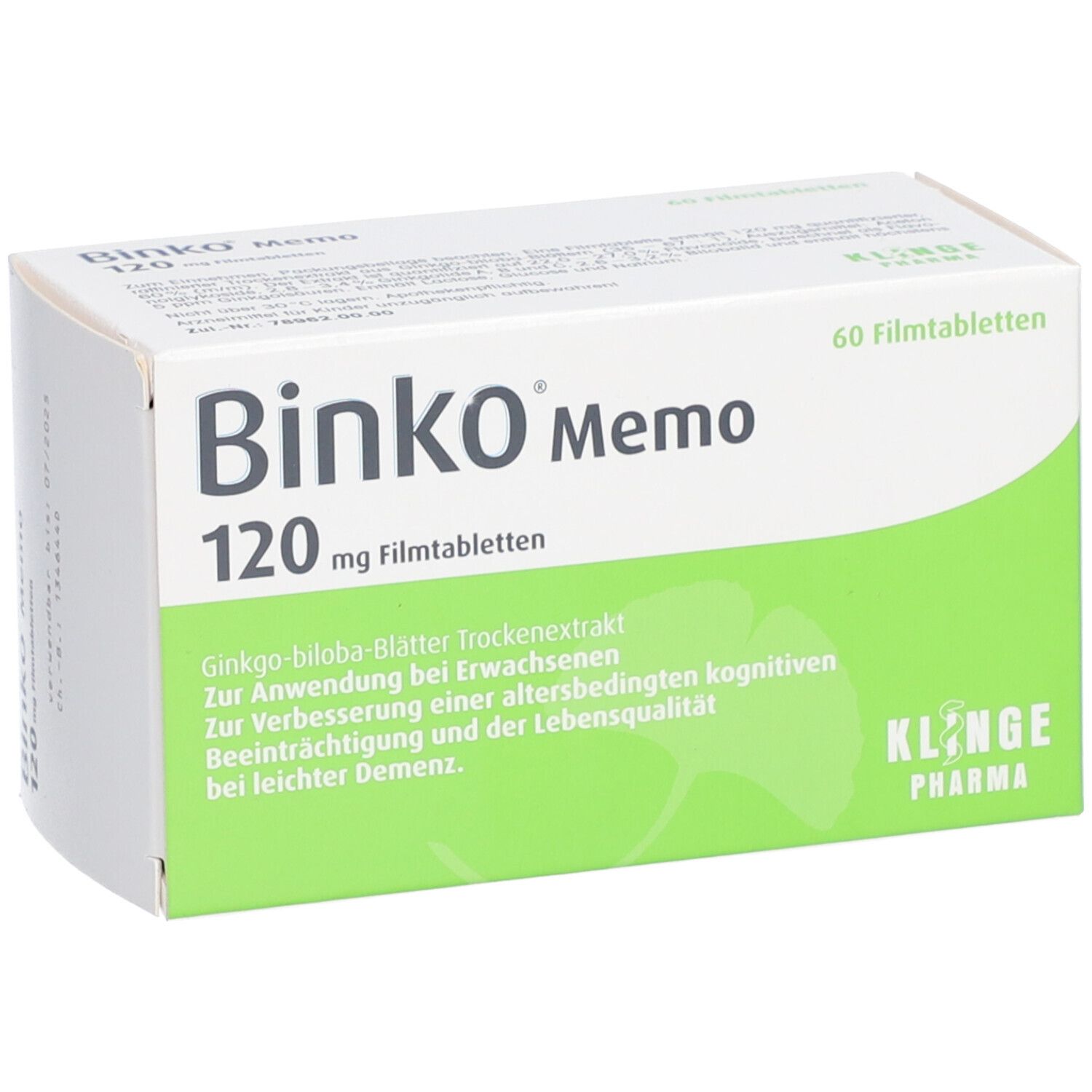 MEMO+ 120 Tablets, Products