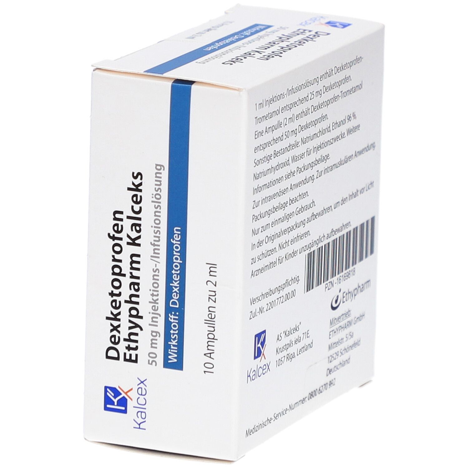 Dexketoprofen Ethypharm Kalceks 50 mg,