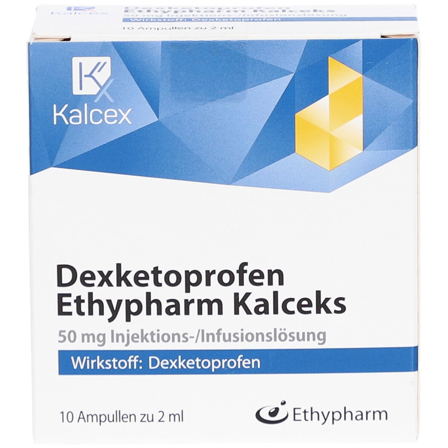 Dexketoprofen Ethypharm Kalceks 50 mg,