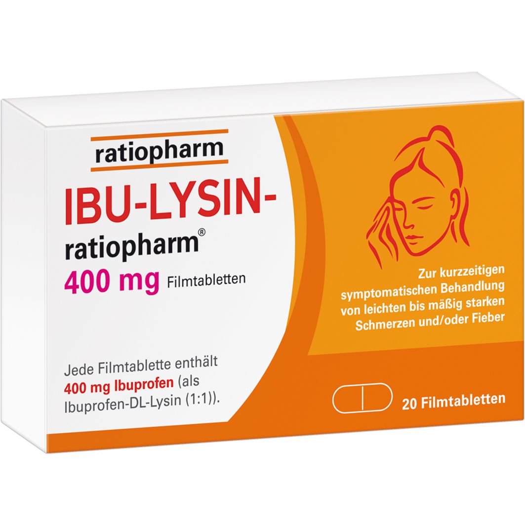 IBU-LYSIN ratiopharm® 400 mg Filmtabletten