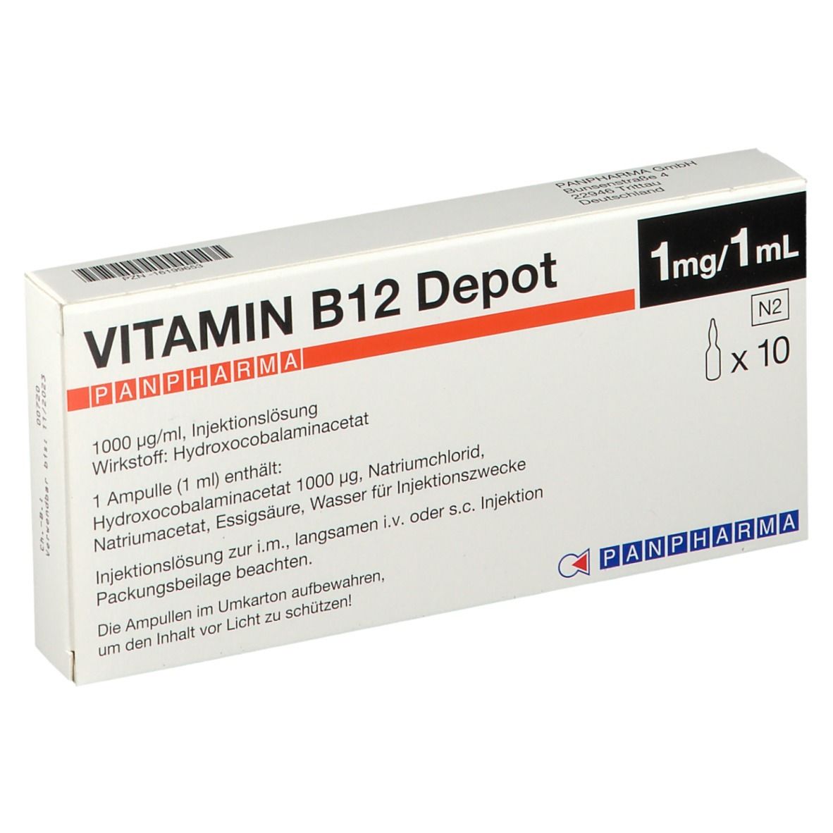 Vitamin B12 Depot 1 mg/ml Panpharma