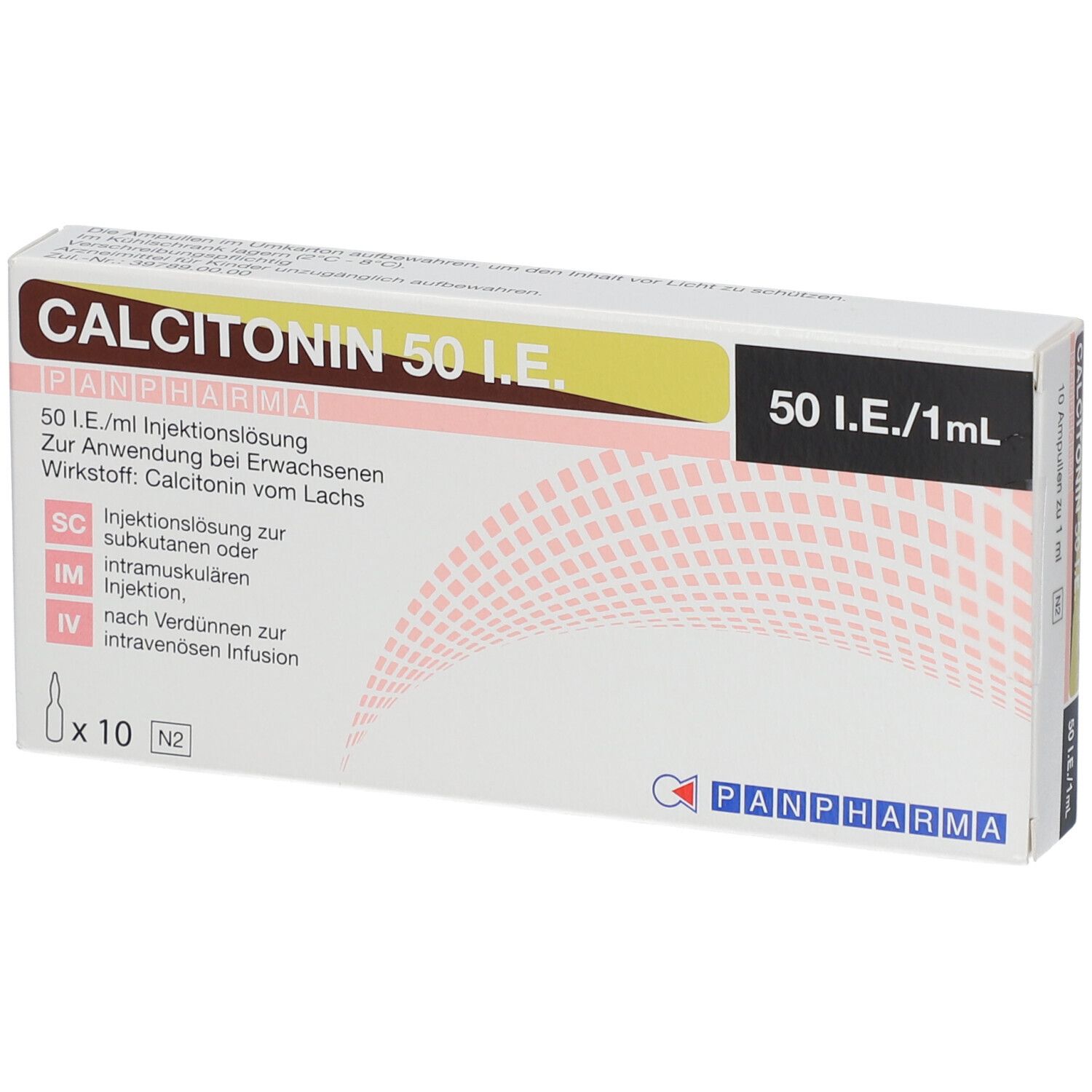 CALCITONIN PANPHARMA 50 I.E./1 ml Inj.-Lsg.Amp.