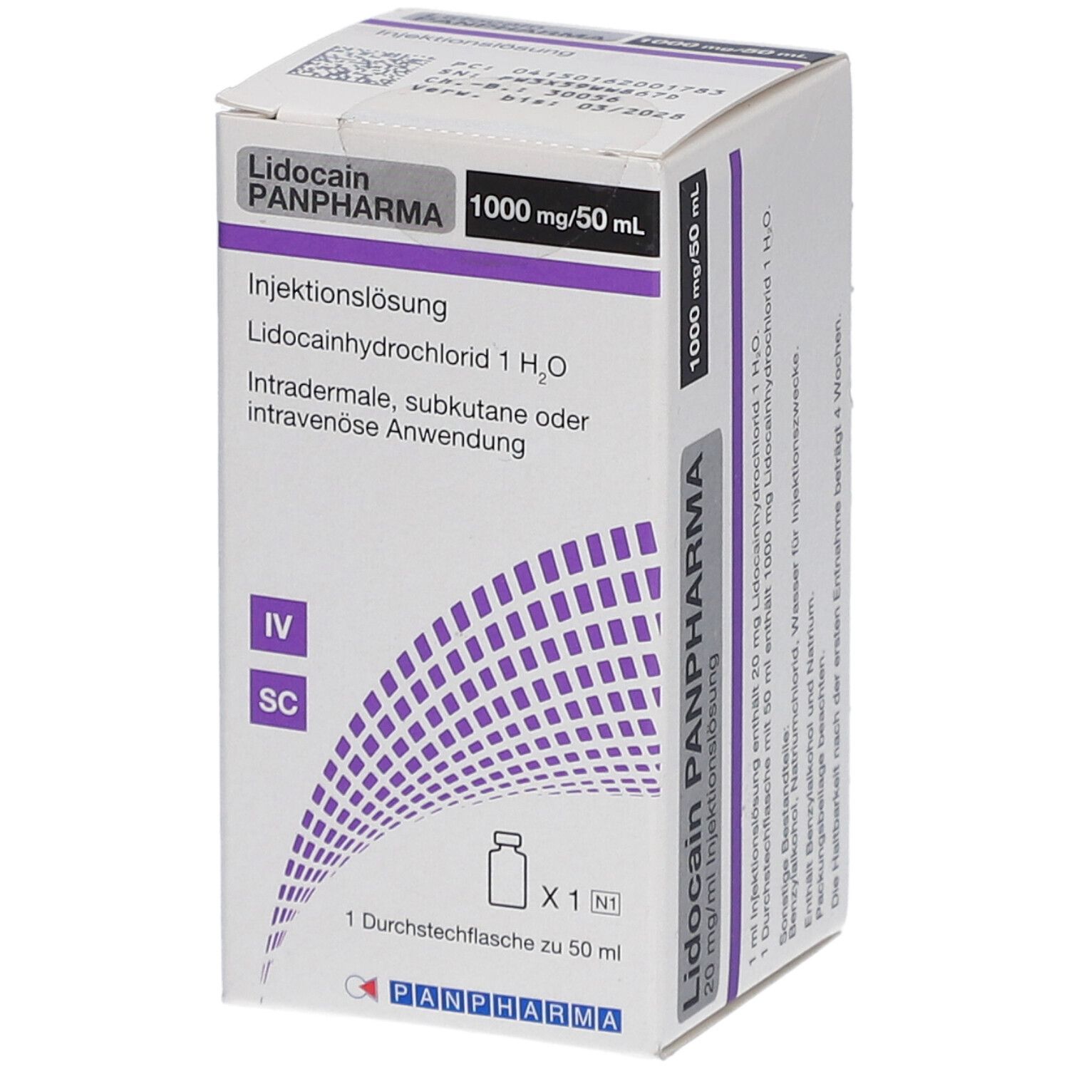 LIDOCAIN PANPHARMA 20 mg/ml Inj.-Lsg.Dsfl.