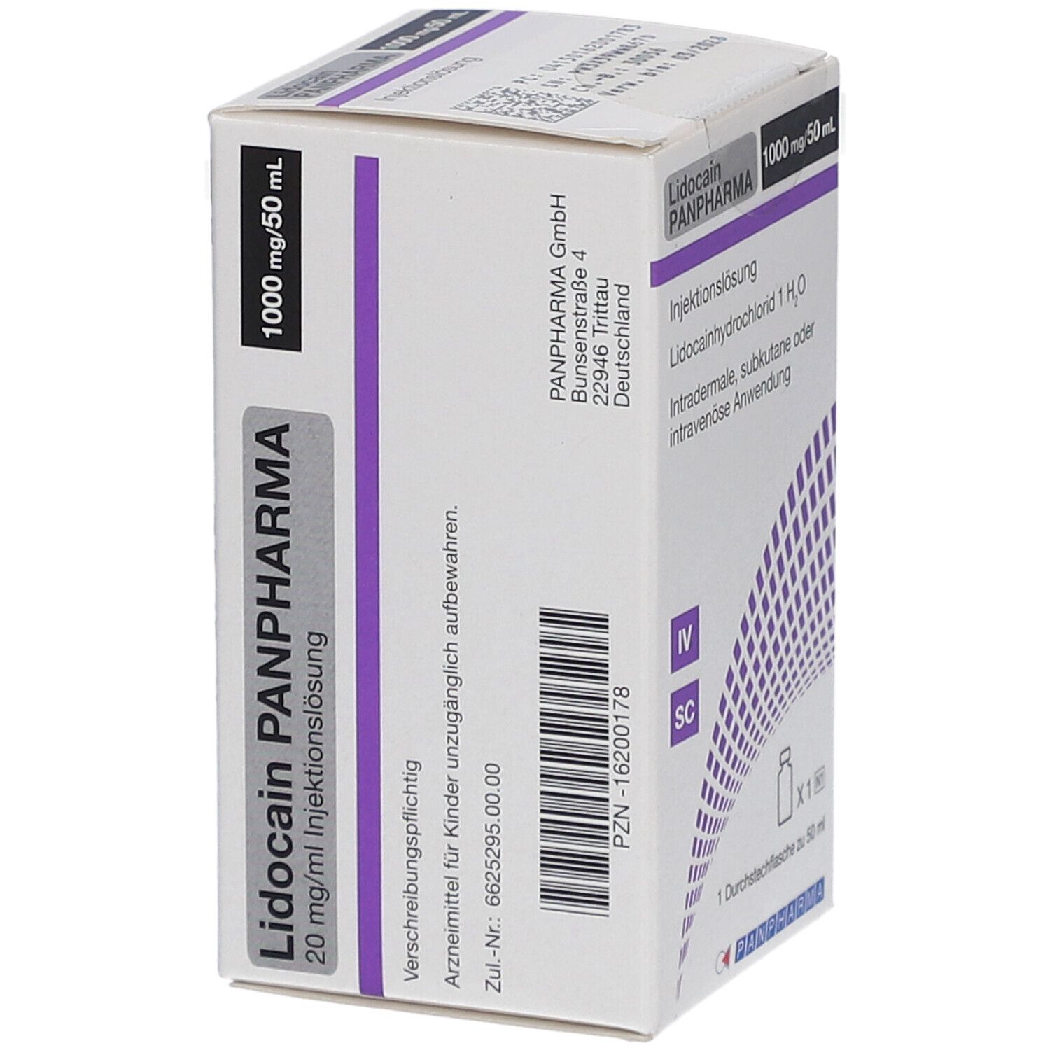 LIDOCAIN PANPHARMA 20 mg/ml Inj.-Lsg.Dsfl.