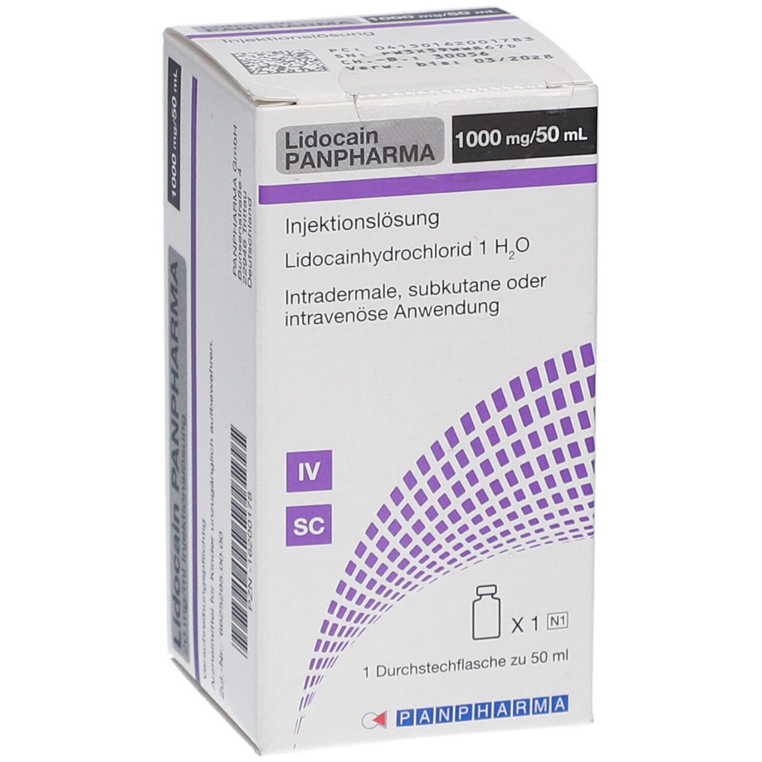 LIDOCAIN PANPHARMA 20 mg/ml Inj.-Lsg.Dsfl.