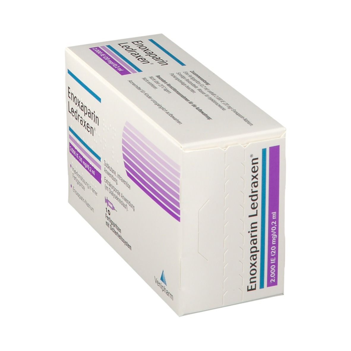 Enoxaparin Ledraxen 2.000 I.e. 20mg/0,2ml IFE 10 St Infusionsemulsion