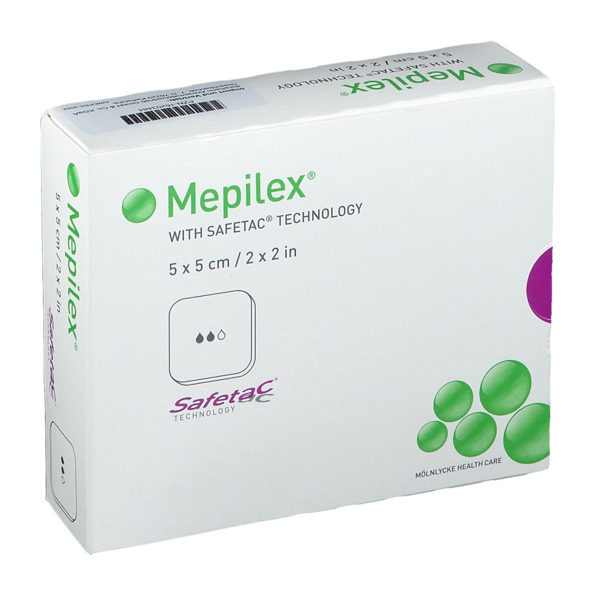 Mepilex 5x5 cm Schaumverband 5 St Verband