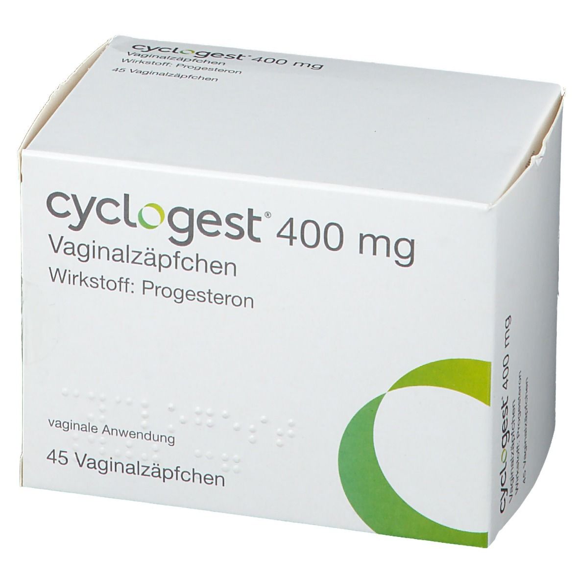cyclogest® 400 mg 45 St mit dem ERezept kaufen Shop Apotheke