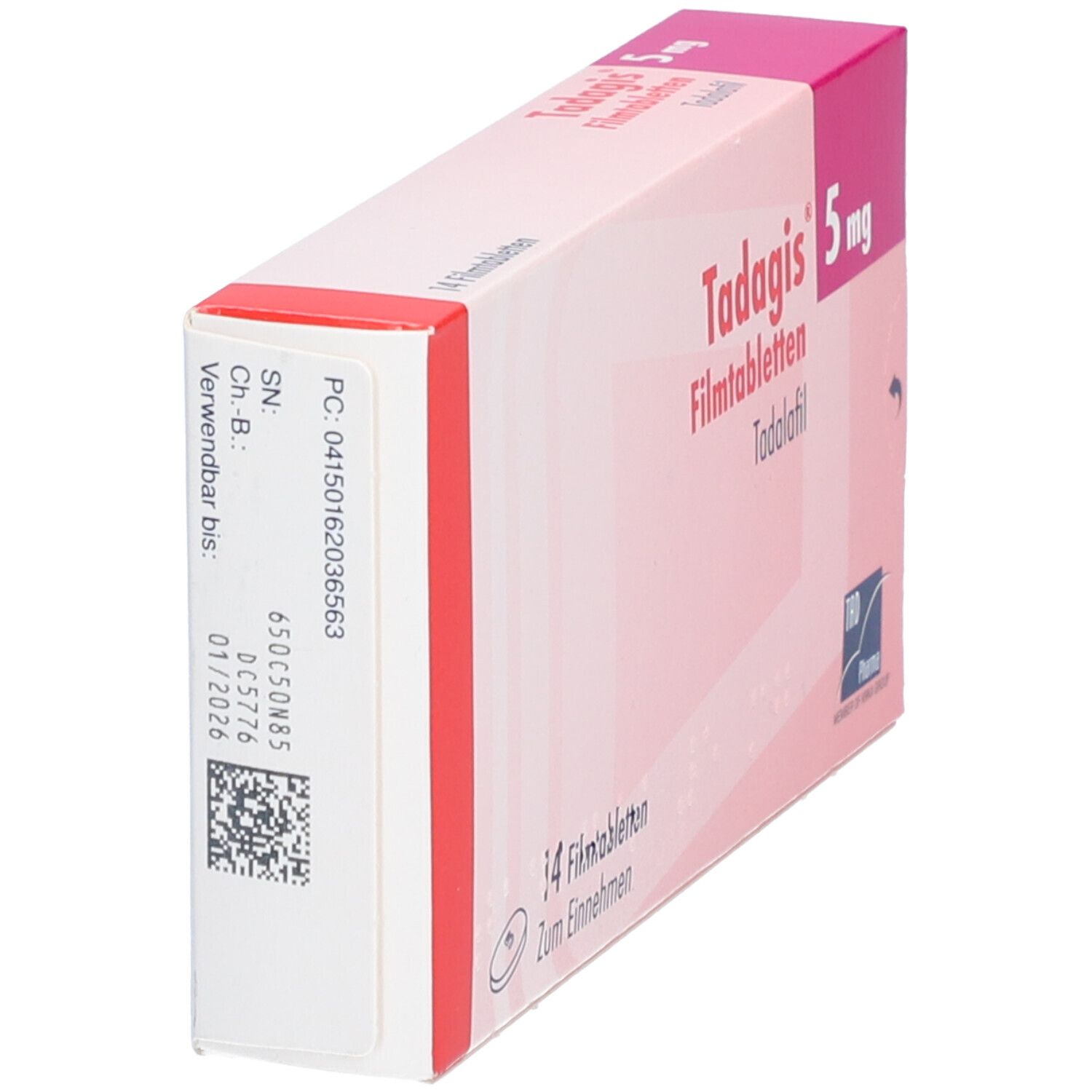 Tadagis 5 mg Filmtabletten 14 St