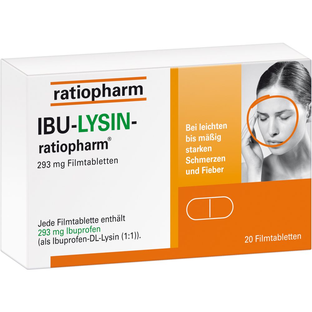 IBU-LYSIN-ratiopharm® 293 mg Filmtabletten