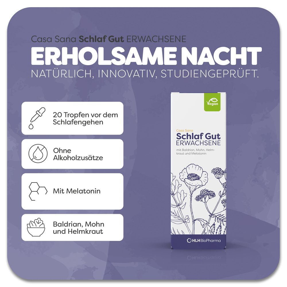 Casa Sana Schlaf Gut Erwachsene Tropfen 50 ml