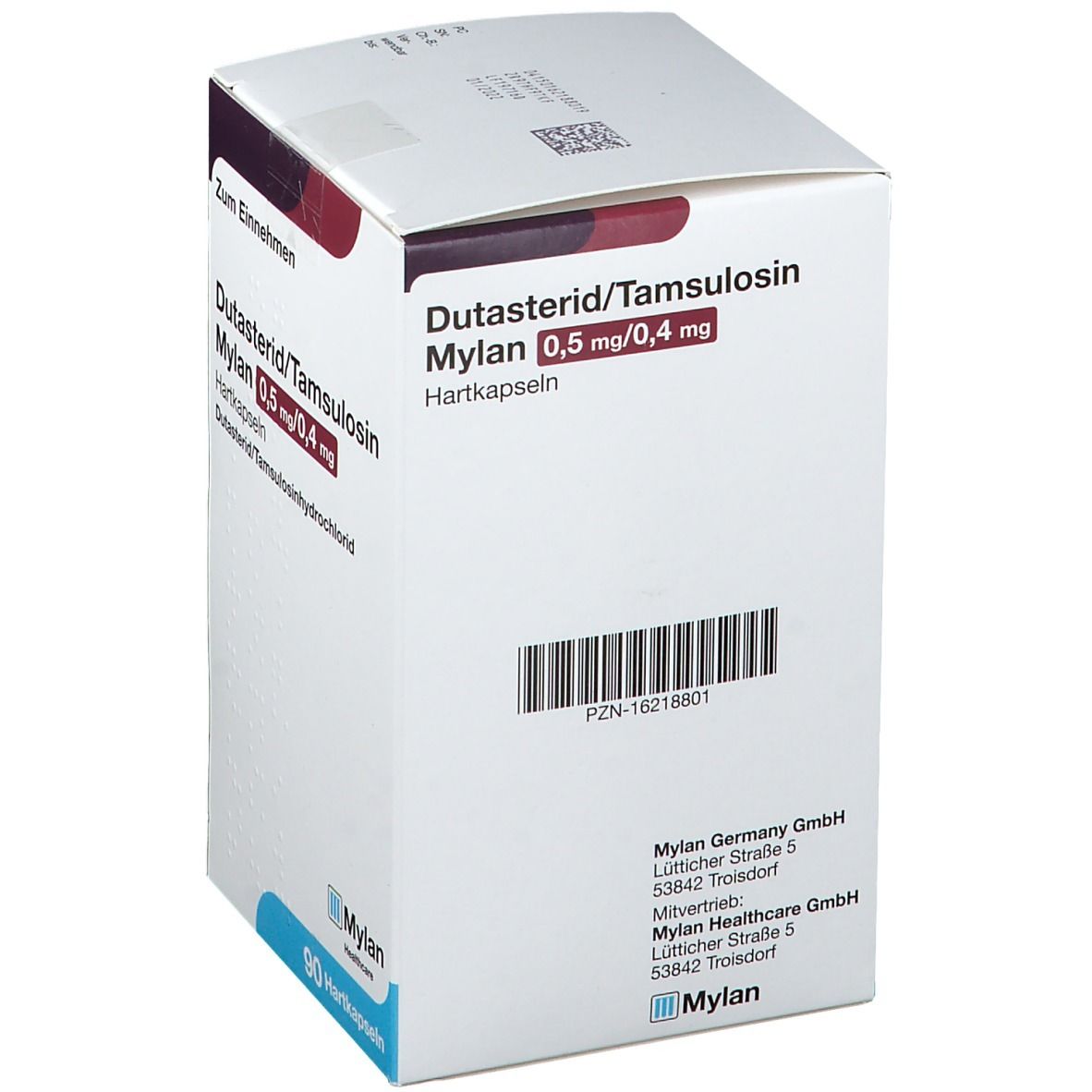 DUTASTERID/Tamsulosin Mylan 0,5 mg/0,4 mg Hartkps. 90 St Hartkapseln