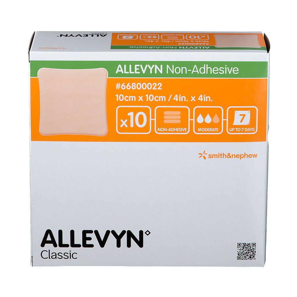 Allevyn non Adhesive 10x10 cm Wundverband 10 St Verband