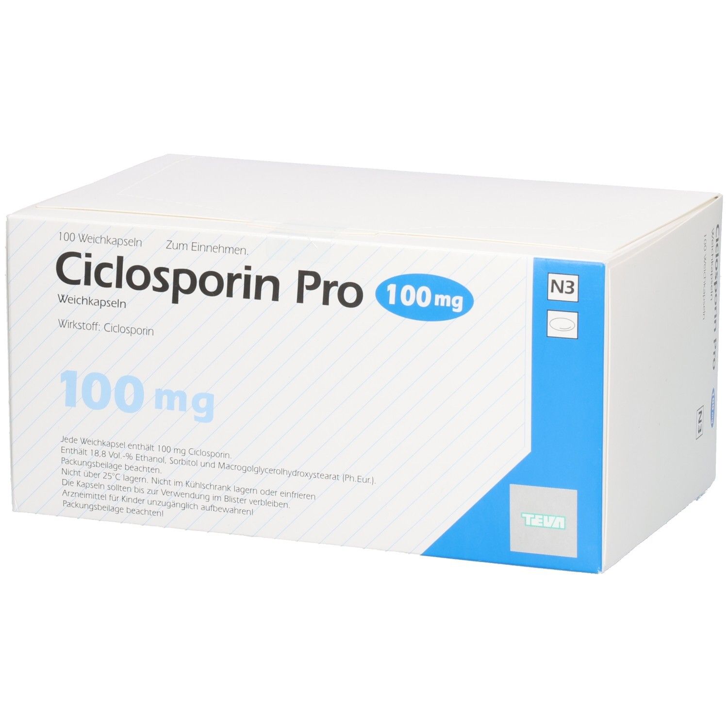 CICLOSPORIN Pro 100 mg Weichkapseln