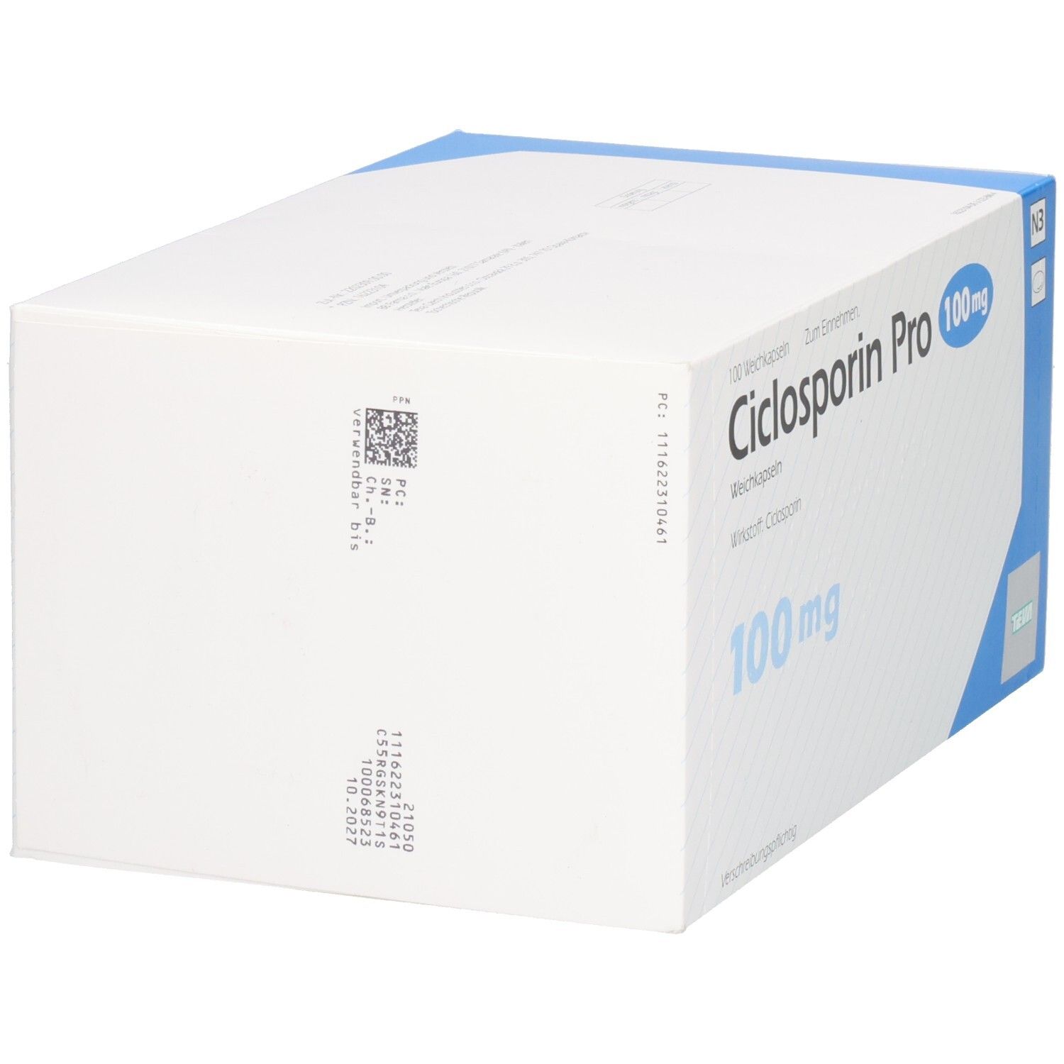 CICLOSPORIN Pro 100 mg Weichkapseln