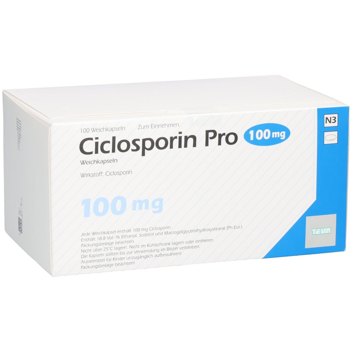 CICLOSPORIN Pro 100 mg Weichkapseln