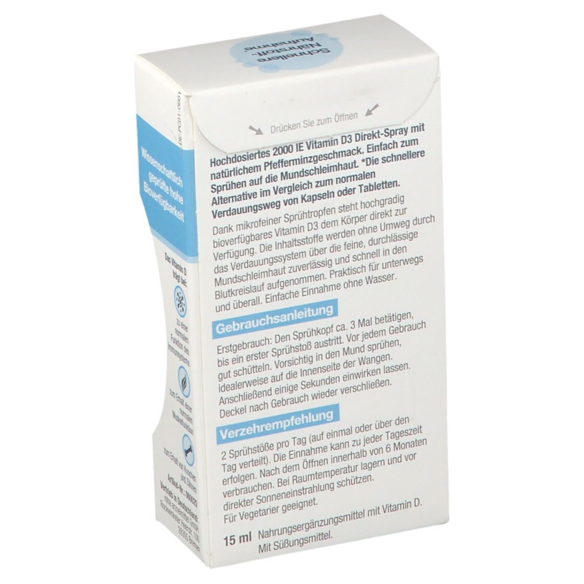 BetterYou® DLUX 2000 IE Vitamin D3 Direkt-Spray