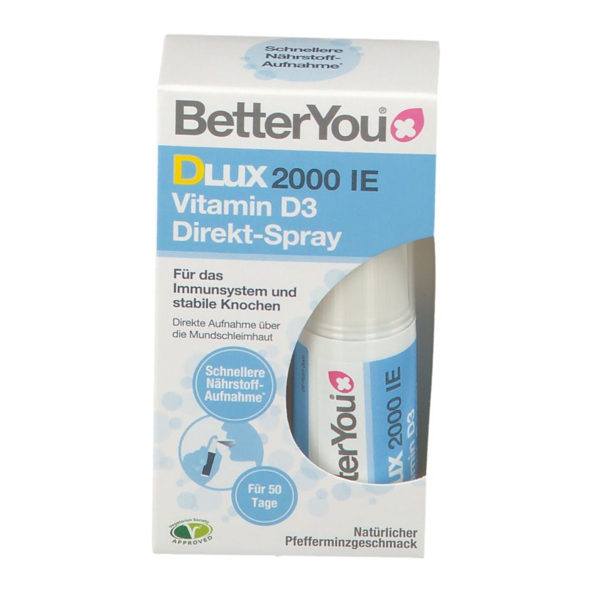 BetterYou® DLUX 2000 IE Vitamin D3 Direkt-Spray