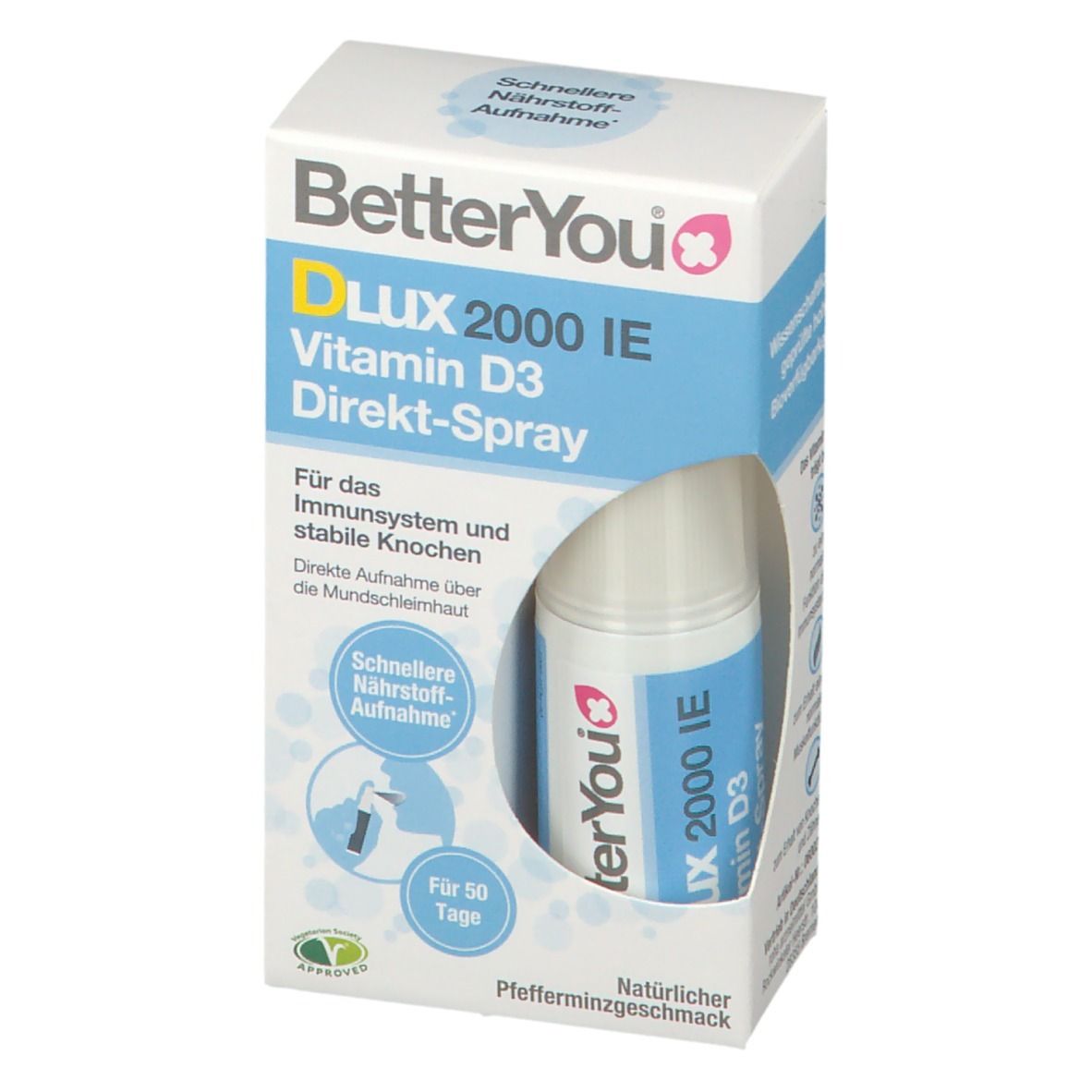BetterYou® DLUX 2000 IE Vitamin D3 Direkt-Spray