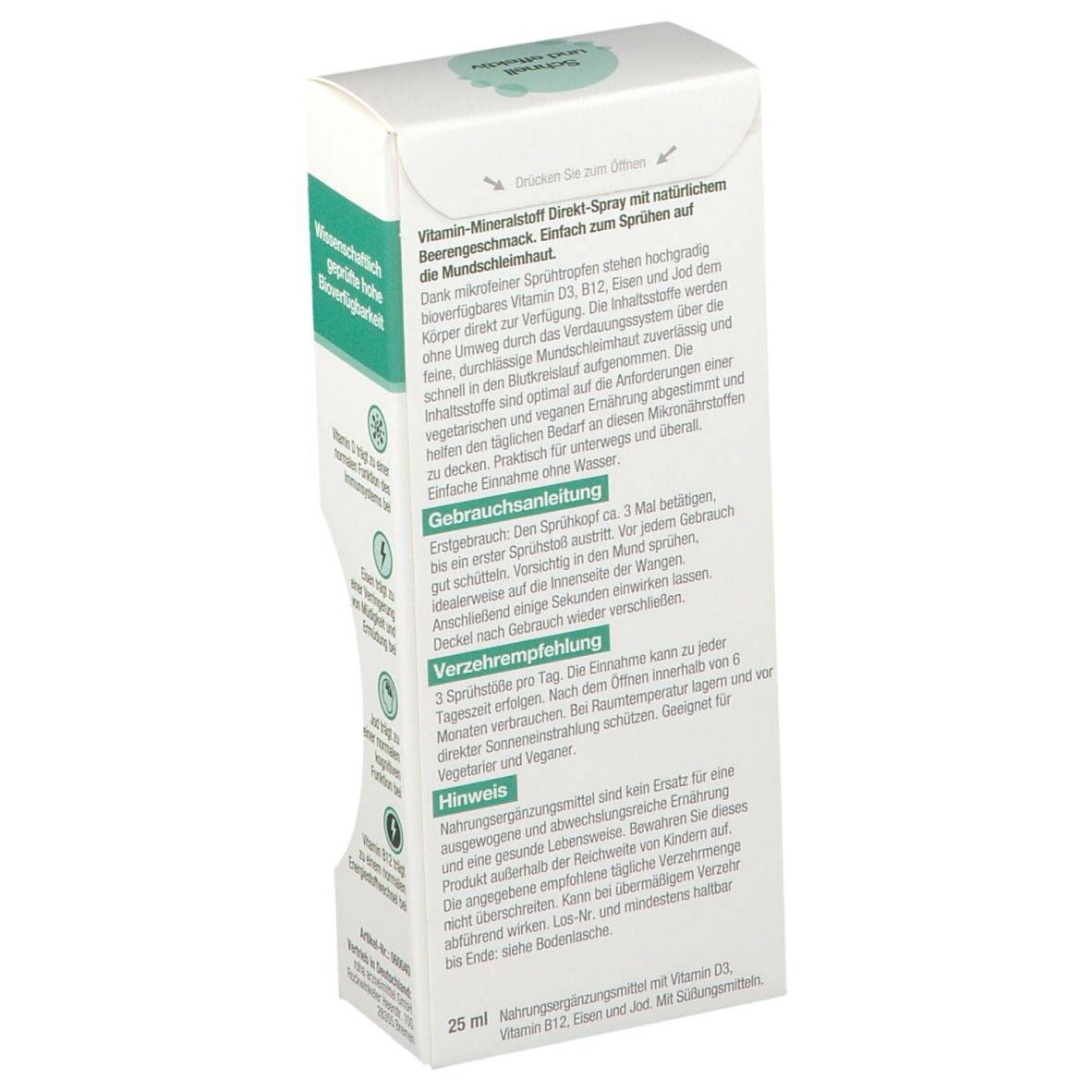 BetterYou® Vegan Health Direkt-Spray