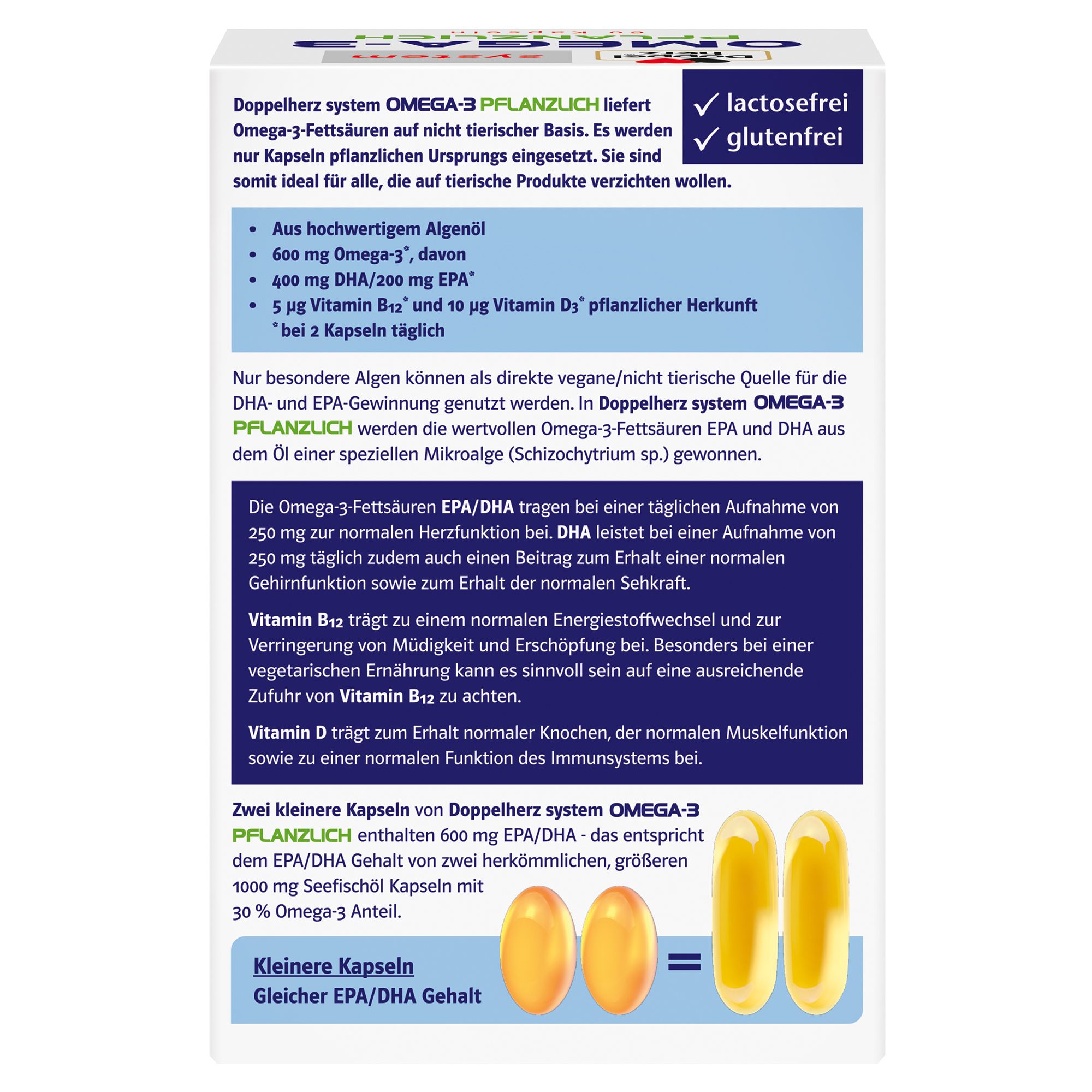 Doppelherz® Omega-3 pflanzlich