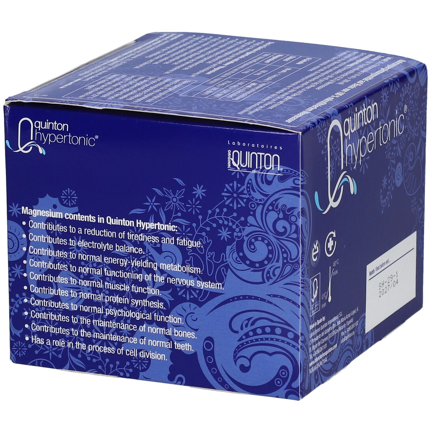 QUINTON Hypertonic Trinkampullen