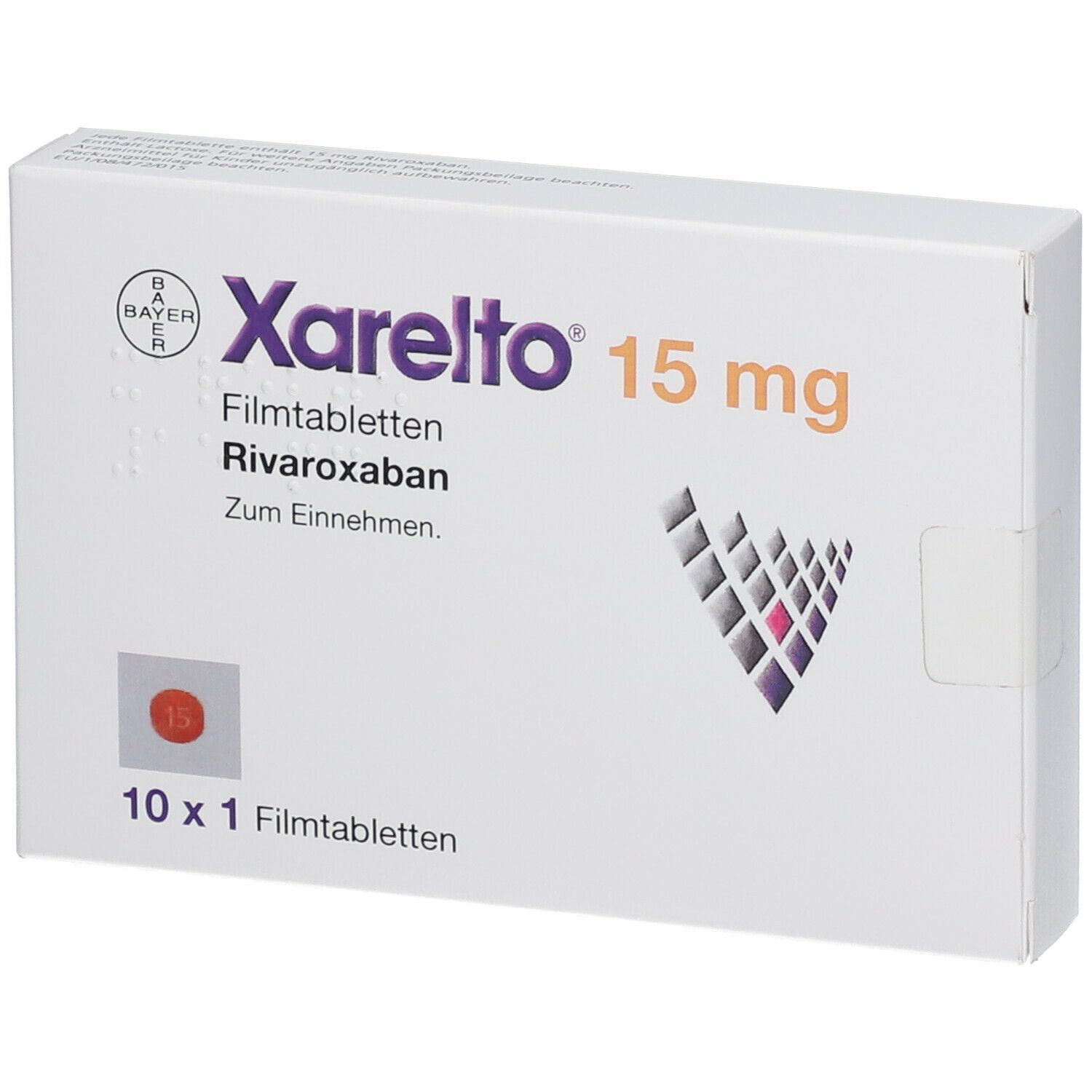 XARELTO 15 mg Filmtabletten