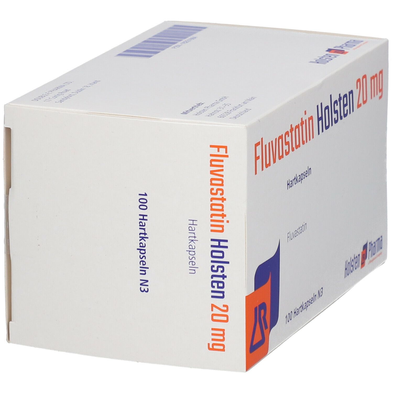 Fluvastatin Holsten 20 mg Hartkapseln 100 St