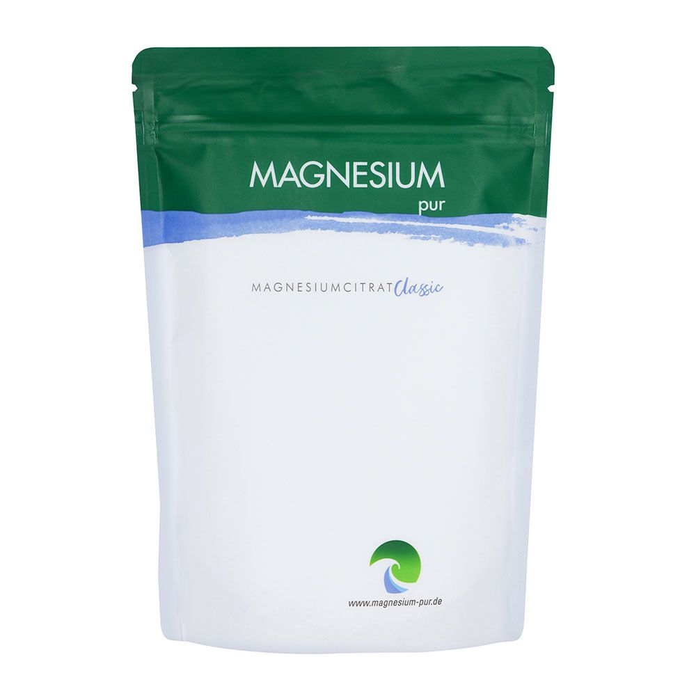 Magnesium pur Magnesiumcitrat Classic Nachfüllbeutel
