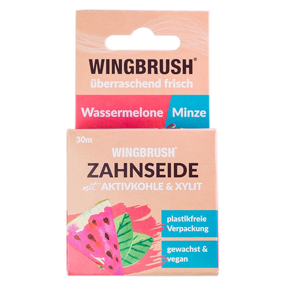 WINGBRUSH® WASSERMELONE MINZE ZAHNSEIDE