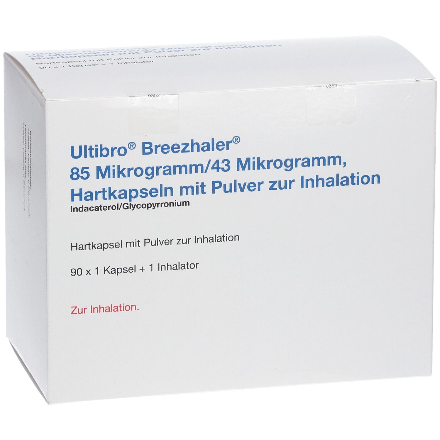 Ultibro® Breezhal85Ug/43Ug 90 St mit dem E-Rezept kaufen - Shop Apotheke