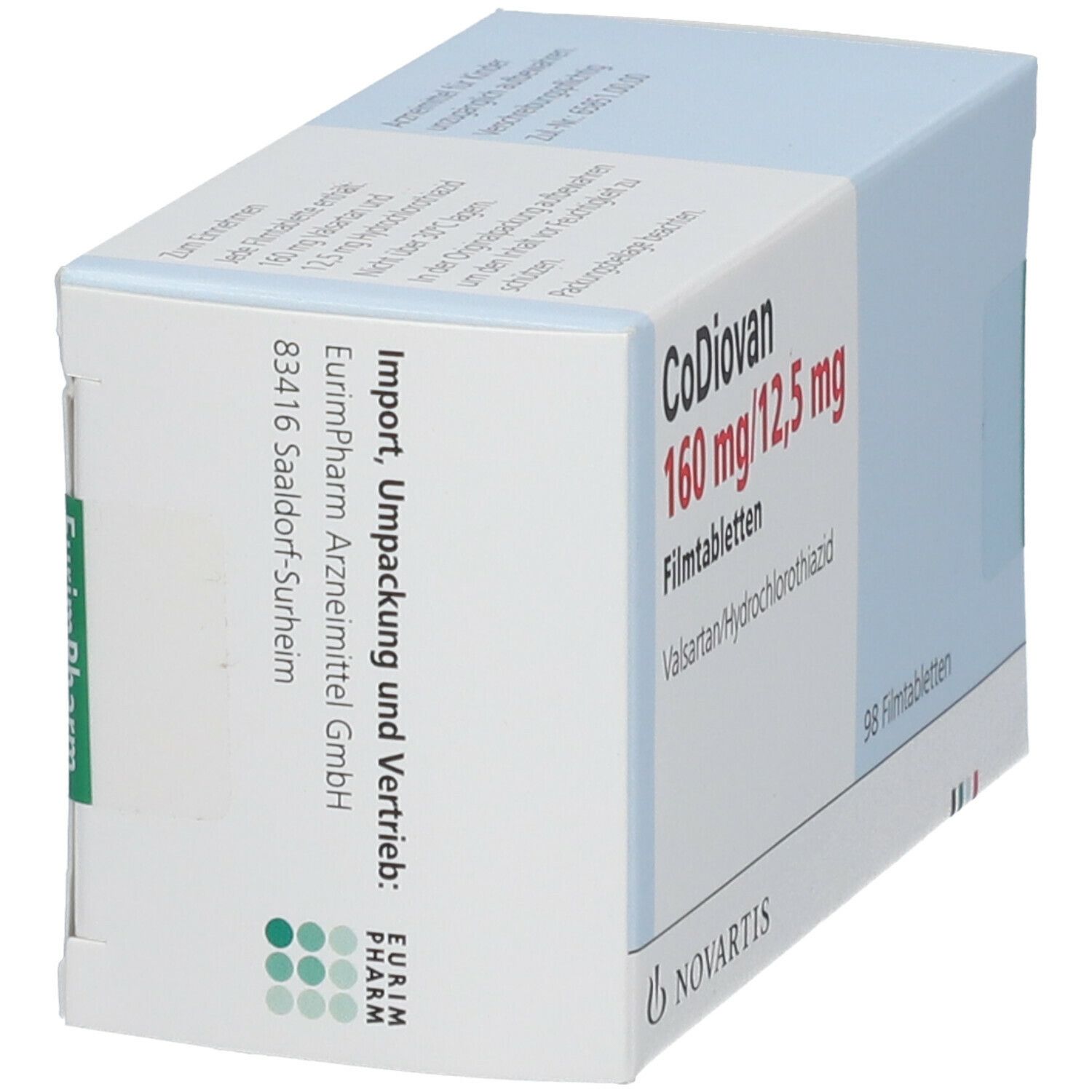 Codiovan 160 mg/12,5 mg Filmtabletten 98 St