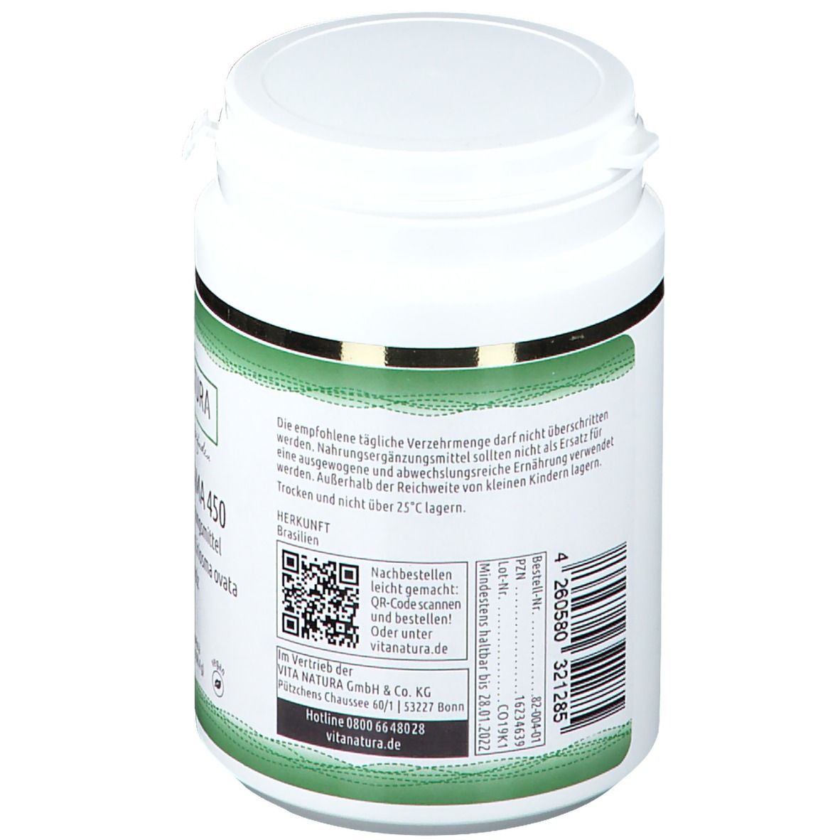 Vita Natura® Muira Puama 450 mg 120 St Shop Apotheke