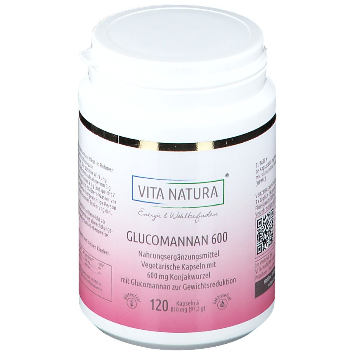 Vita Natura® Glucomannan 600 mg