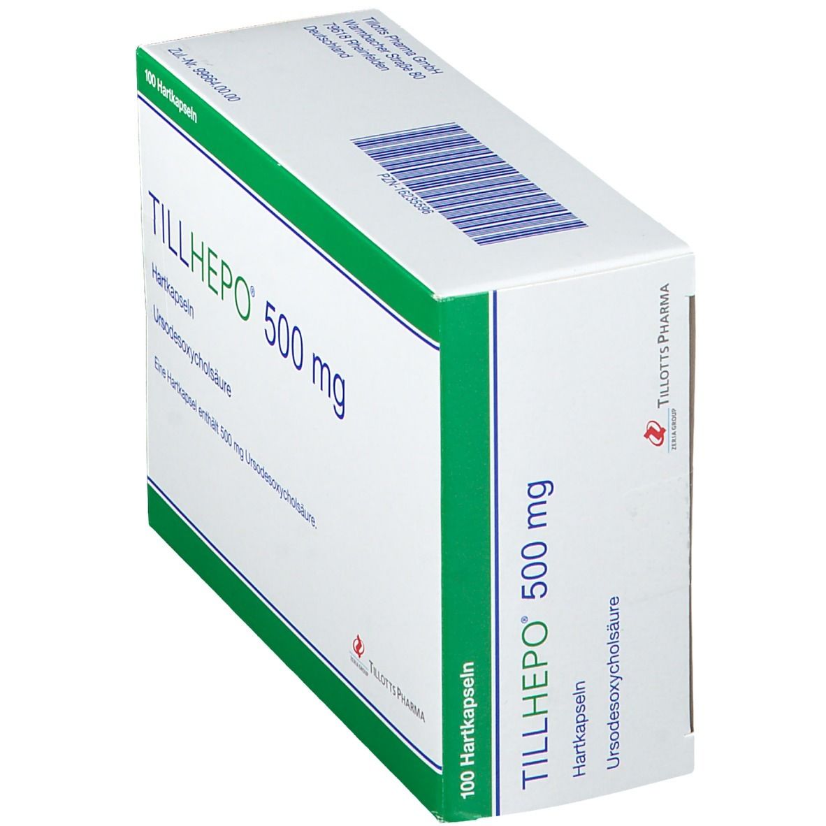 Tillhepo 500 mg Hartkapseln 100 St