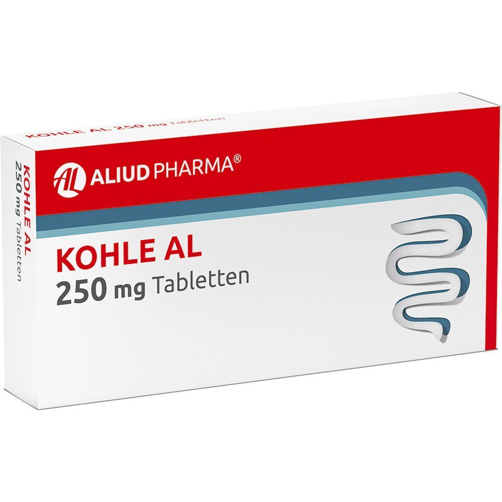 Kohle AL 250 mg Tabletten bei Durchfall