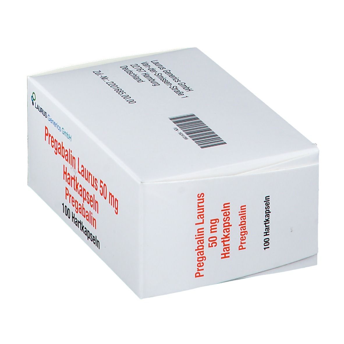 Pregabalin Laurus 50 mg Hartkapseln 100 St